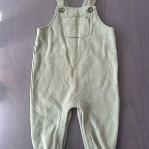 Old Navy Olive Green Baby Overalls 6-12 Months